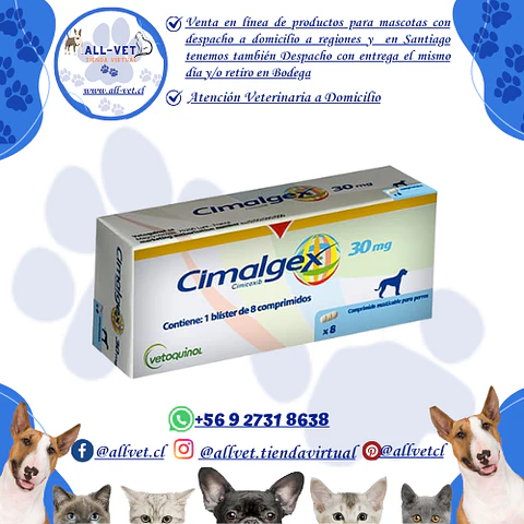  Cimalgex 30mg - Venta con Receta Médica