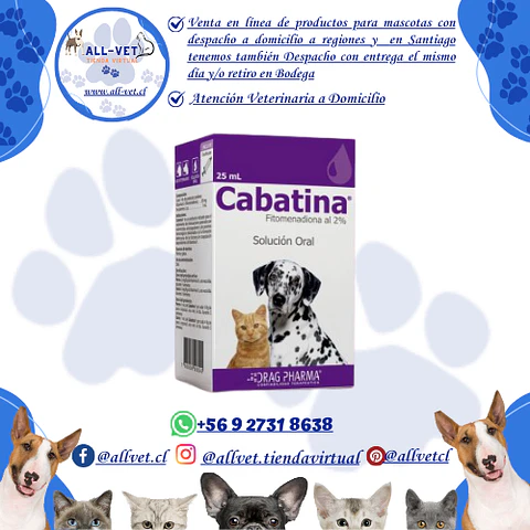 Cabatina Oral 25 ml