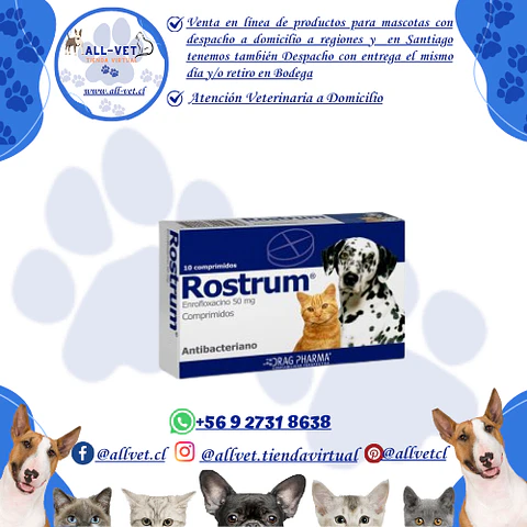 Rostrum 50 mg - 10 comprimidos  / Venta con Receta Médica