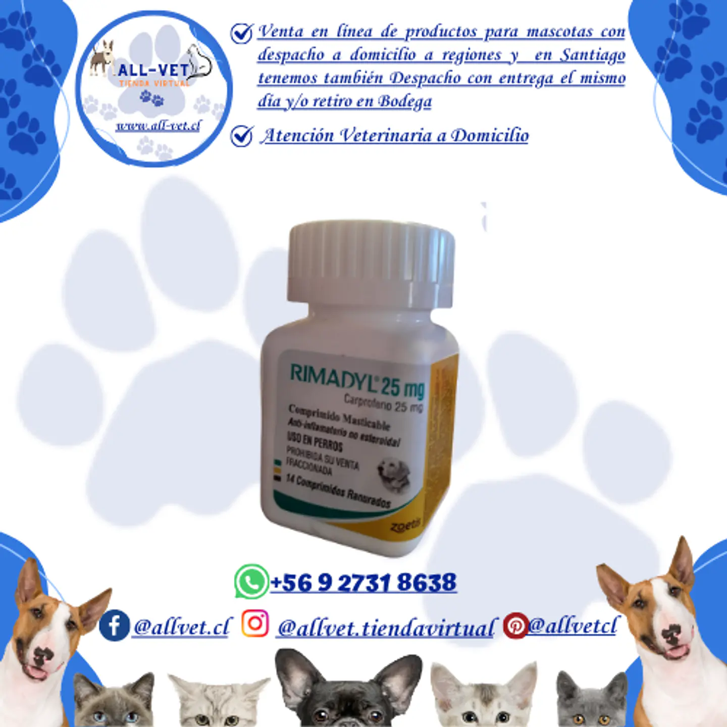 Rimadyl 25 mg (14 Comprimidos) 1