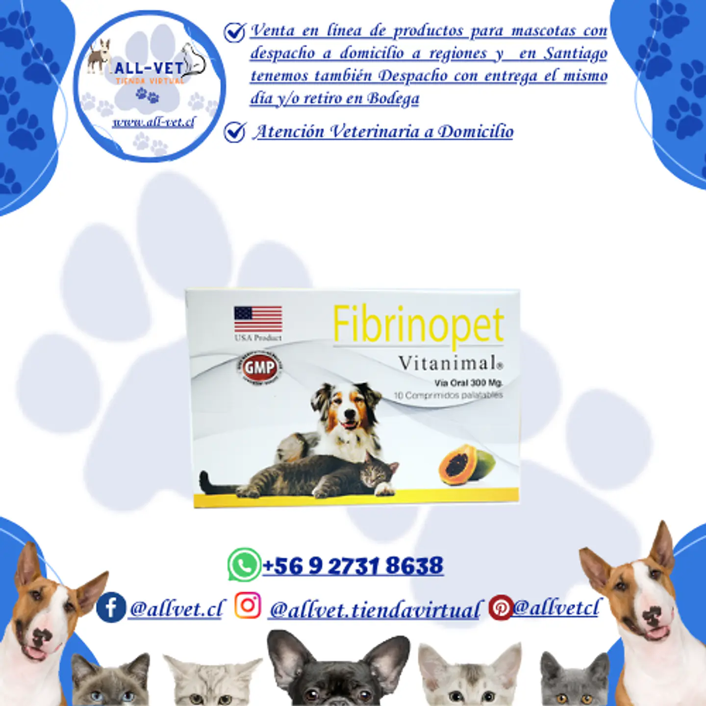 Fibrinopet 10 Comprimidos 1