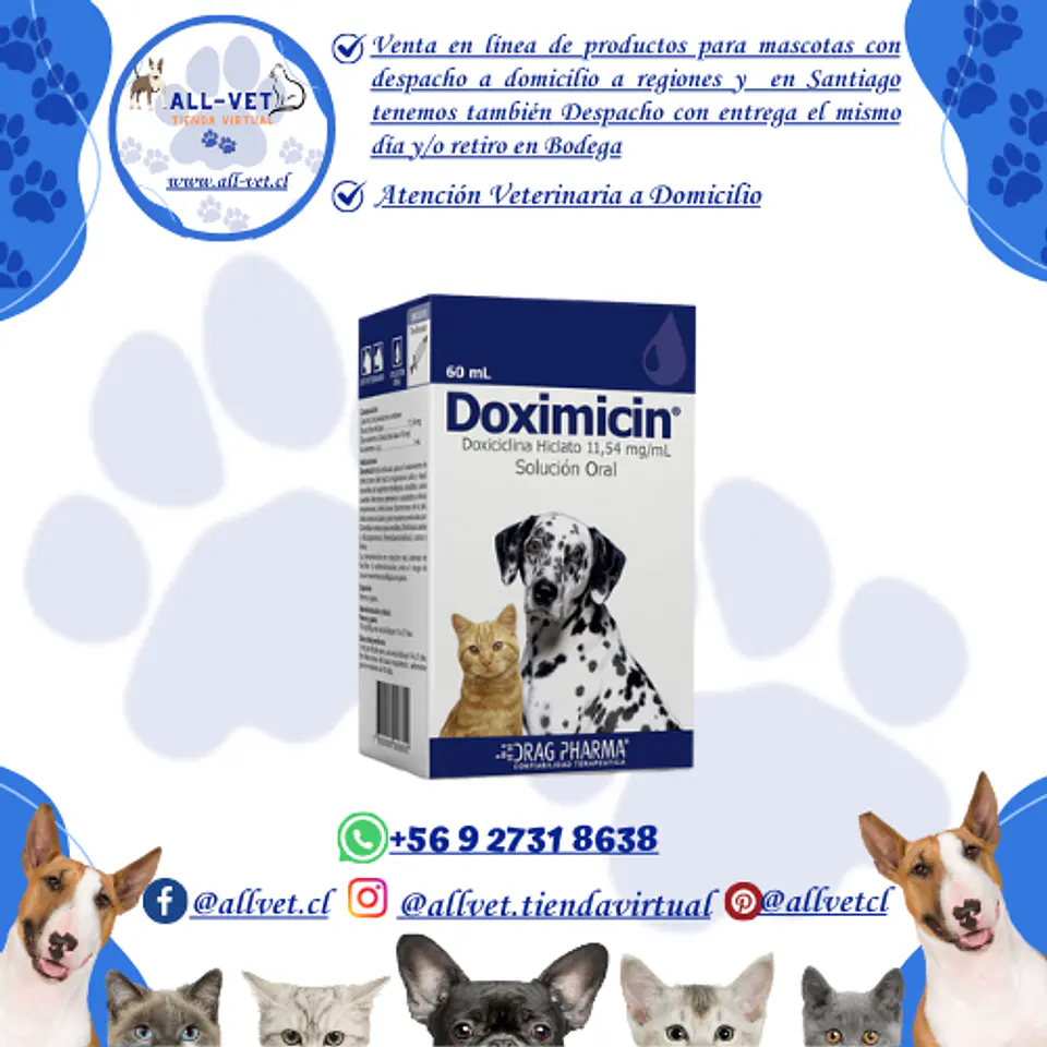 Doximicin Solución Oral 60 ml  / Venta con Receta Médica 1