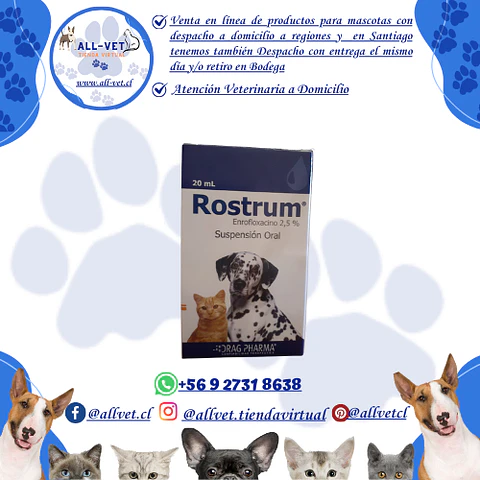 Rostrum Suspensión 20 ml  / Venta con Receta Médica