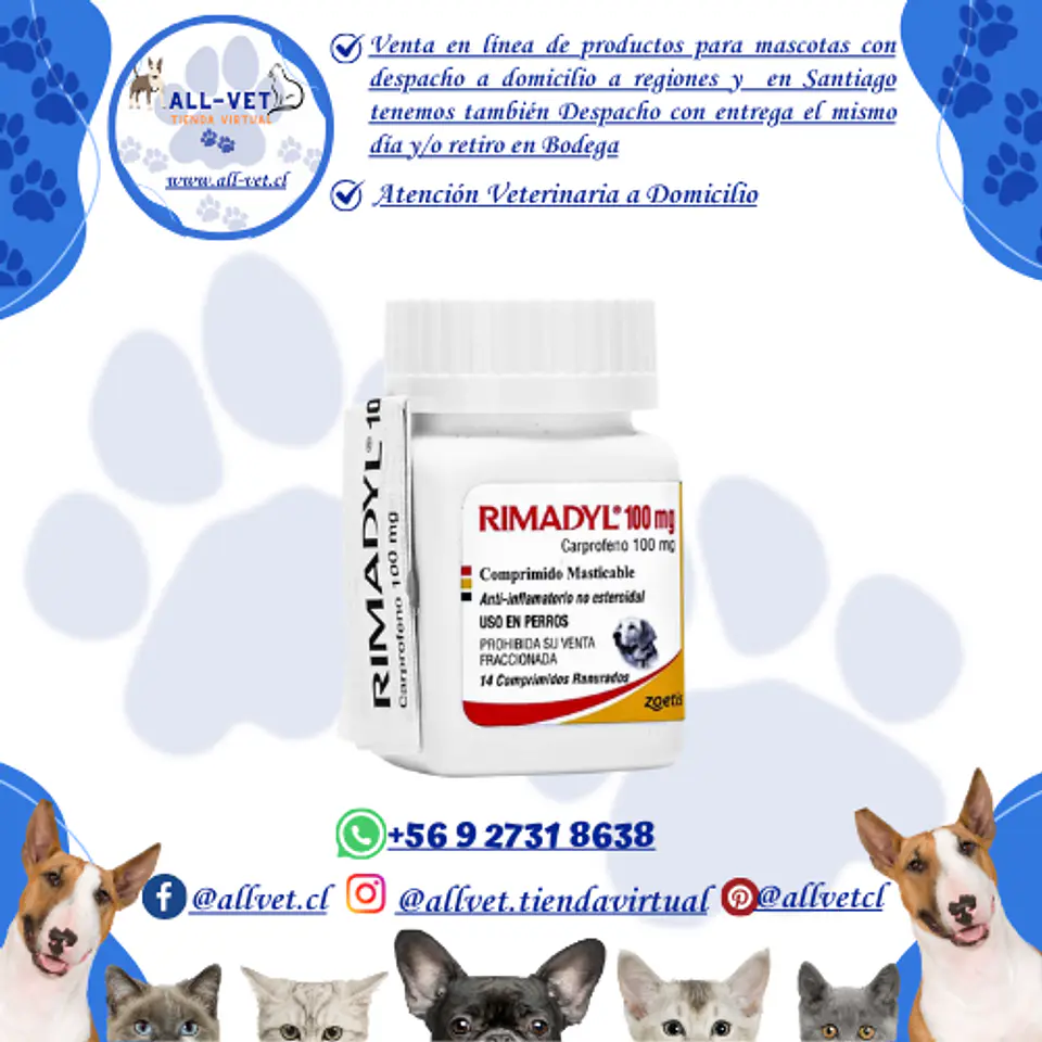 Rimadyl 100 mg (14 Comprimidos) 1