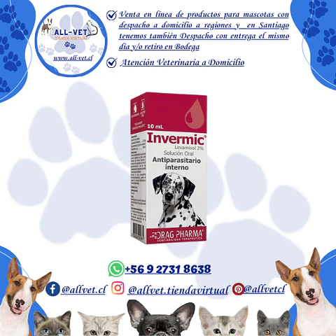 Invermic Perros Solución Oral  10 ml