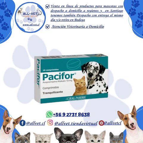 Pacifor 10 Comprimidos