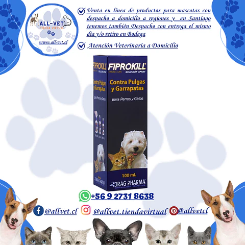 Fiprokill Spray 100 ml
