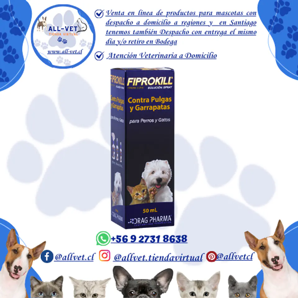 Fiprokill Spray 50 ml 1