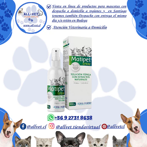 Matipet Spray 100 ml