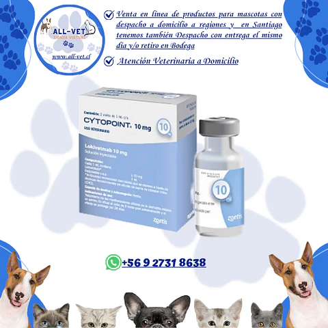 Cytopoint 10 mg Inyectable | Para Perros Pequeños con Alergia