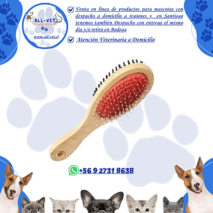 Cepillo Doble Cara para Mascotas