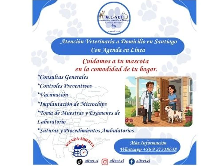 Veterinaria a Domicilio en Santiago