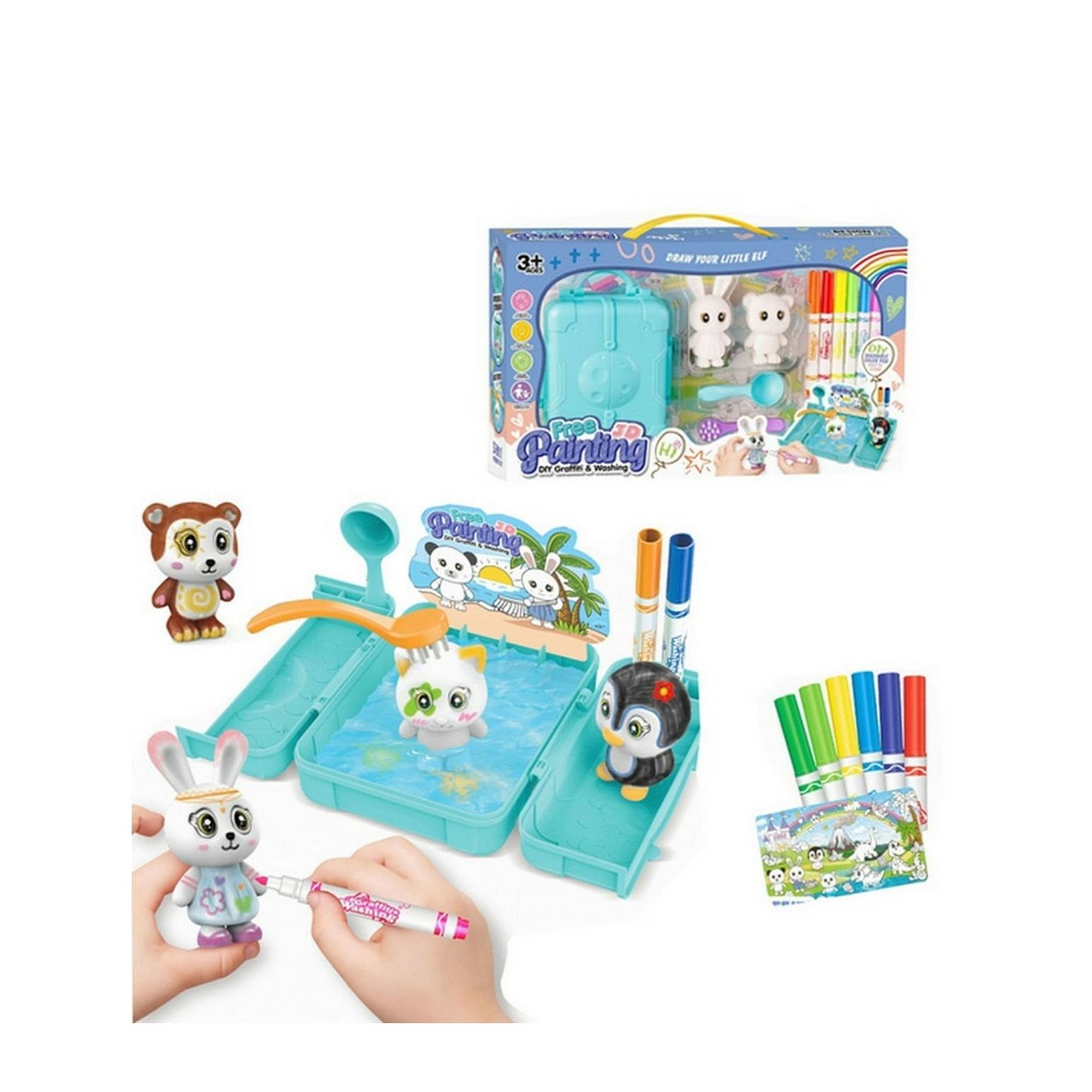 MASCOTAS PARA PINTAR EN MALETA 1