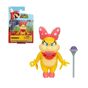 Figura Wendy O. Koopa  Super Mario 10 cms 