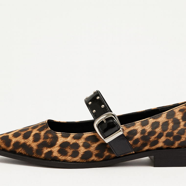 Zapatos animal print y charol  3