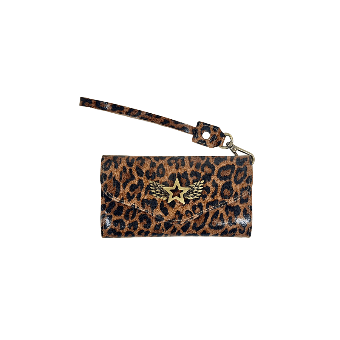 Billetera de cuero animal print  1