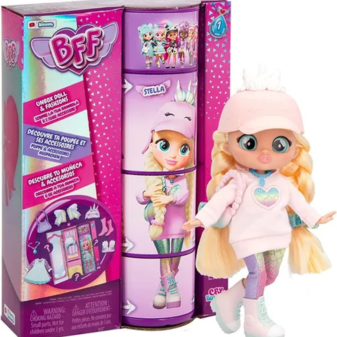 Cry Babies Muñeca Fashion Bff Stella 1