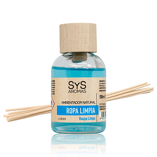AROMA MIKADO 50 ML ROPA LIMPIA (VARILLAS)