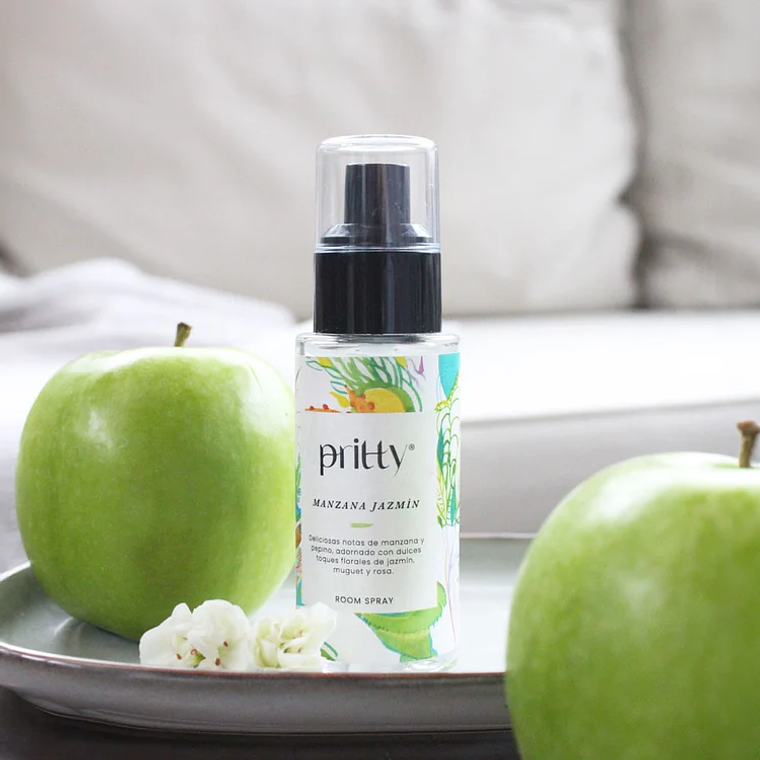 Mini Room Spray Manzana y jazmín 50ml. 1