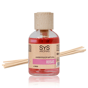 AROMA MIKADO 50 ML ROSAS (VARILLAS)