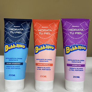 Exfoliante en crema hidratante Bubbaluu