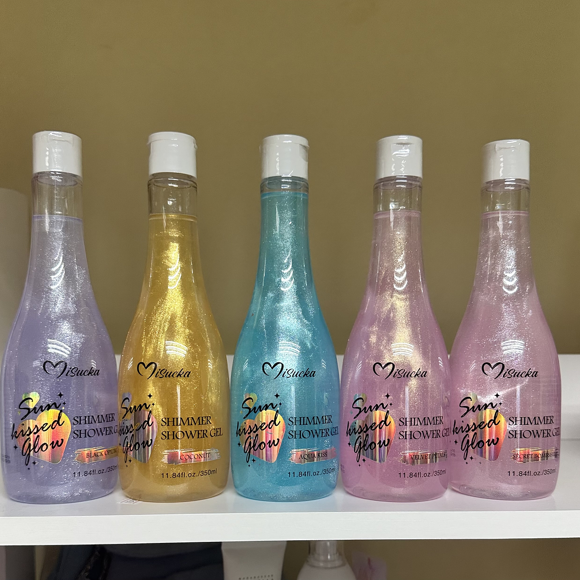 Shimmer shower gel Misucka  1