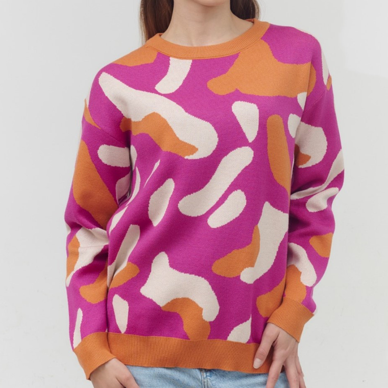 Suéter marca Guinda estándar modelo Formas 2