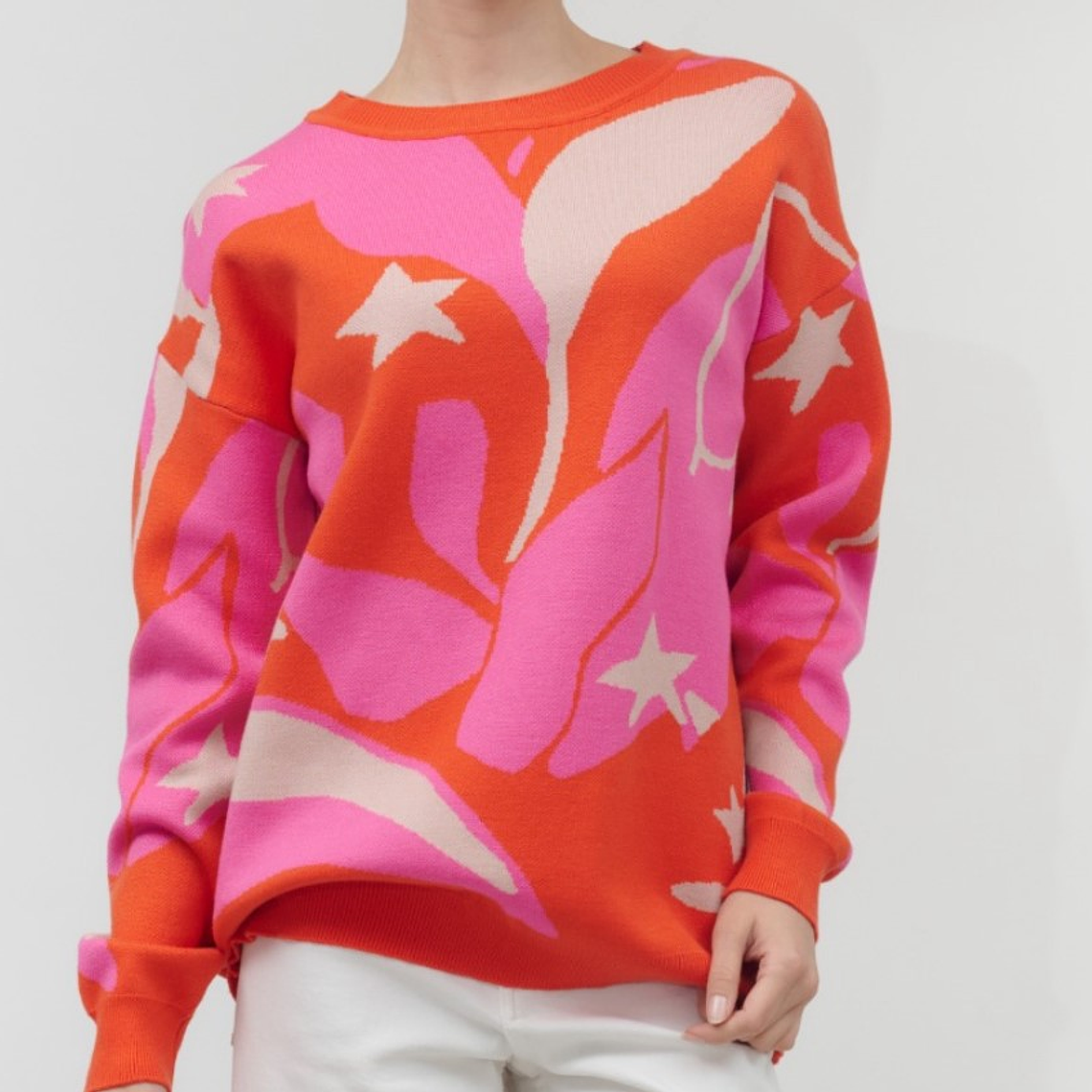 Suéter marca Guinda estándar modelo Hojas 2