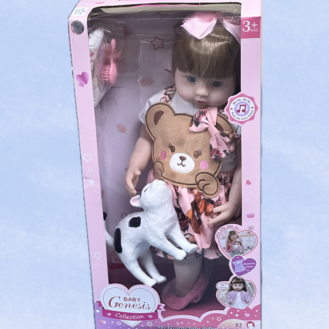 Muñeca “Baby Genesis Collection” 52 cm – Gatito Amigo 1
