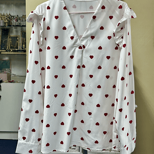 Blusa corazones 