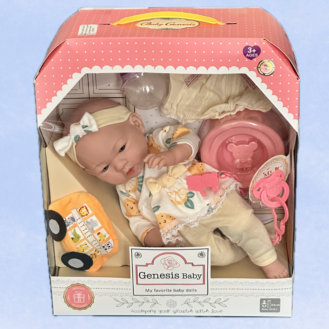 Muñeca “Luna amarilla” – Genesis Baby Edition 1