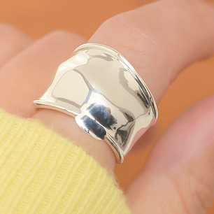 Anillo plata 925 Curva Moderna