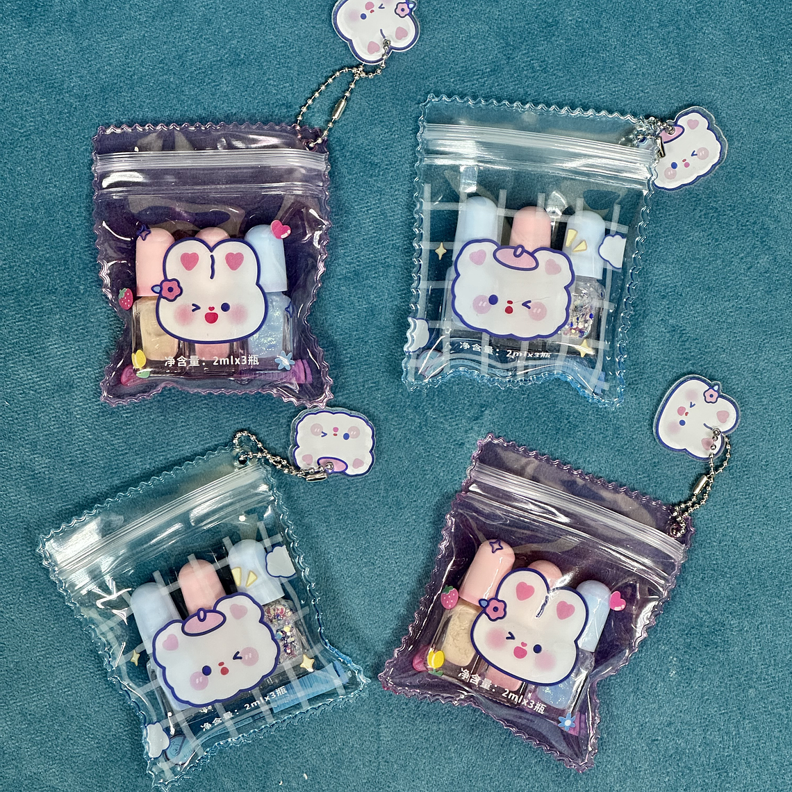 Mini Set de Esmaltes para Niñas (3 unidades) 1