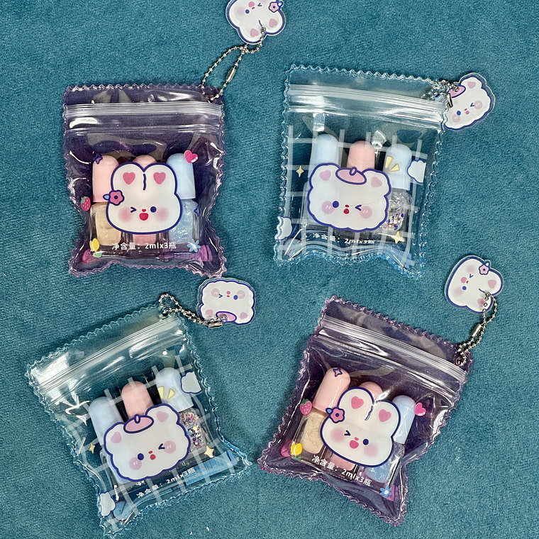 Mini Set de Esmaltes para Niñas (3 unidades) 1