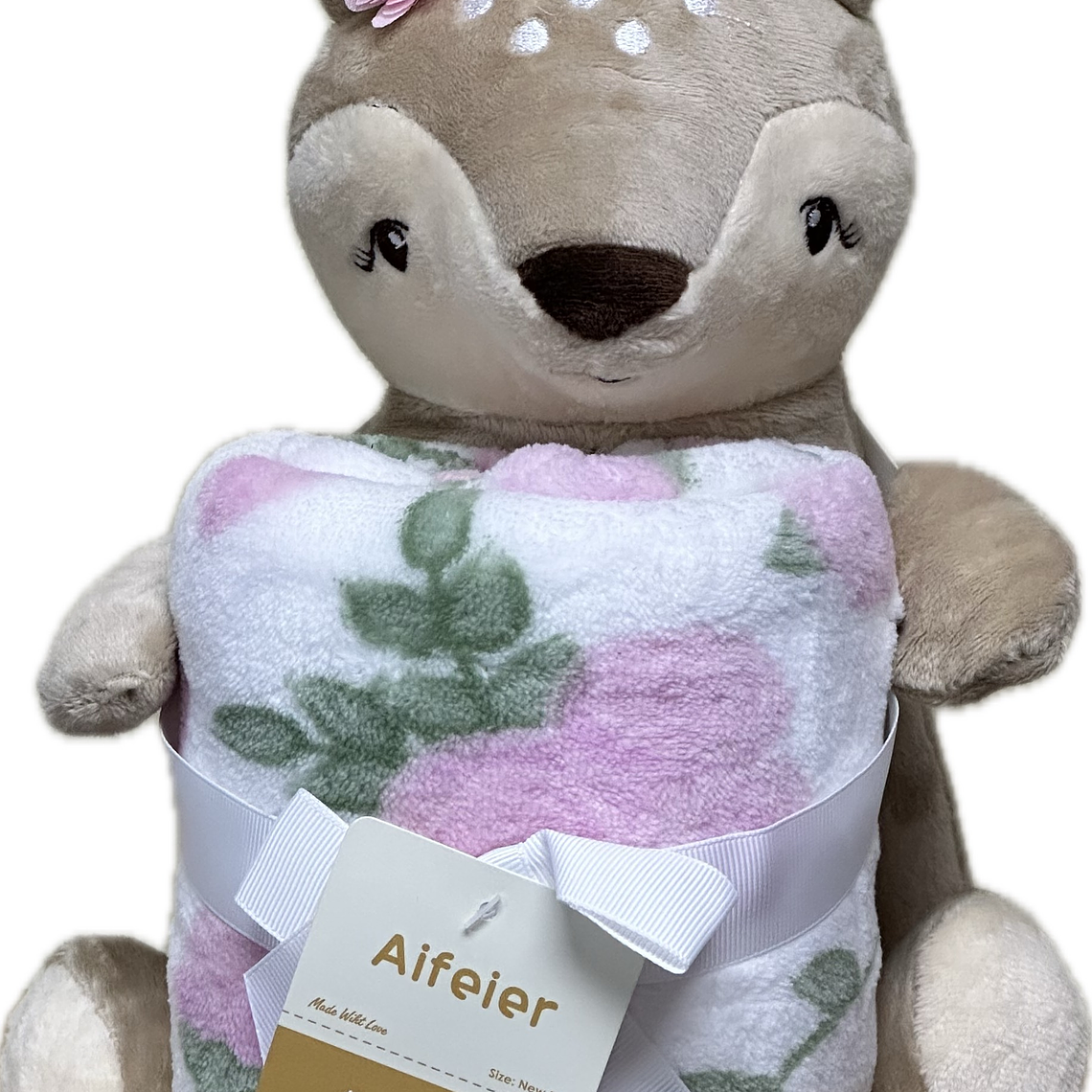 Peluche Ciervito + Manta Suave Aifeier (New Born) 1