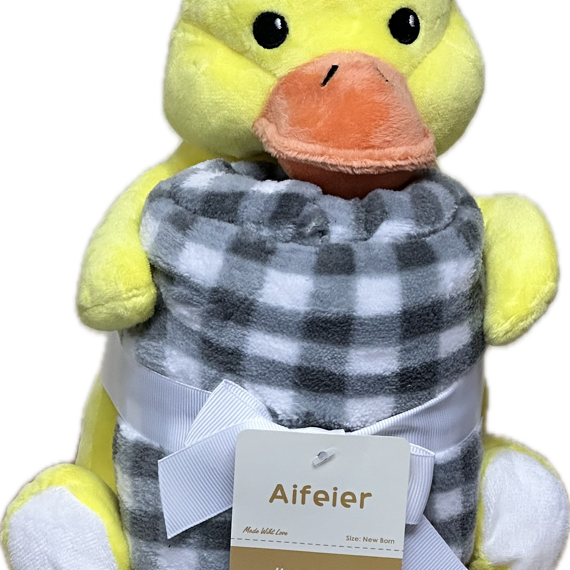 Peluche Patito Amarillo + Manta Aifeier (New Born) 1