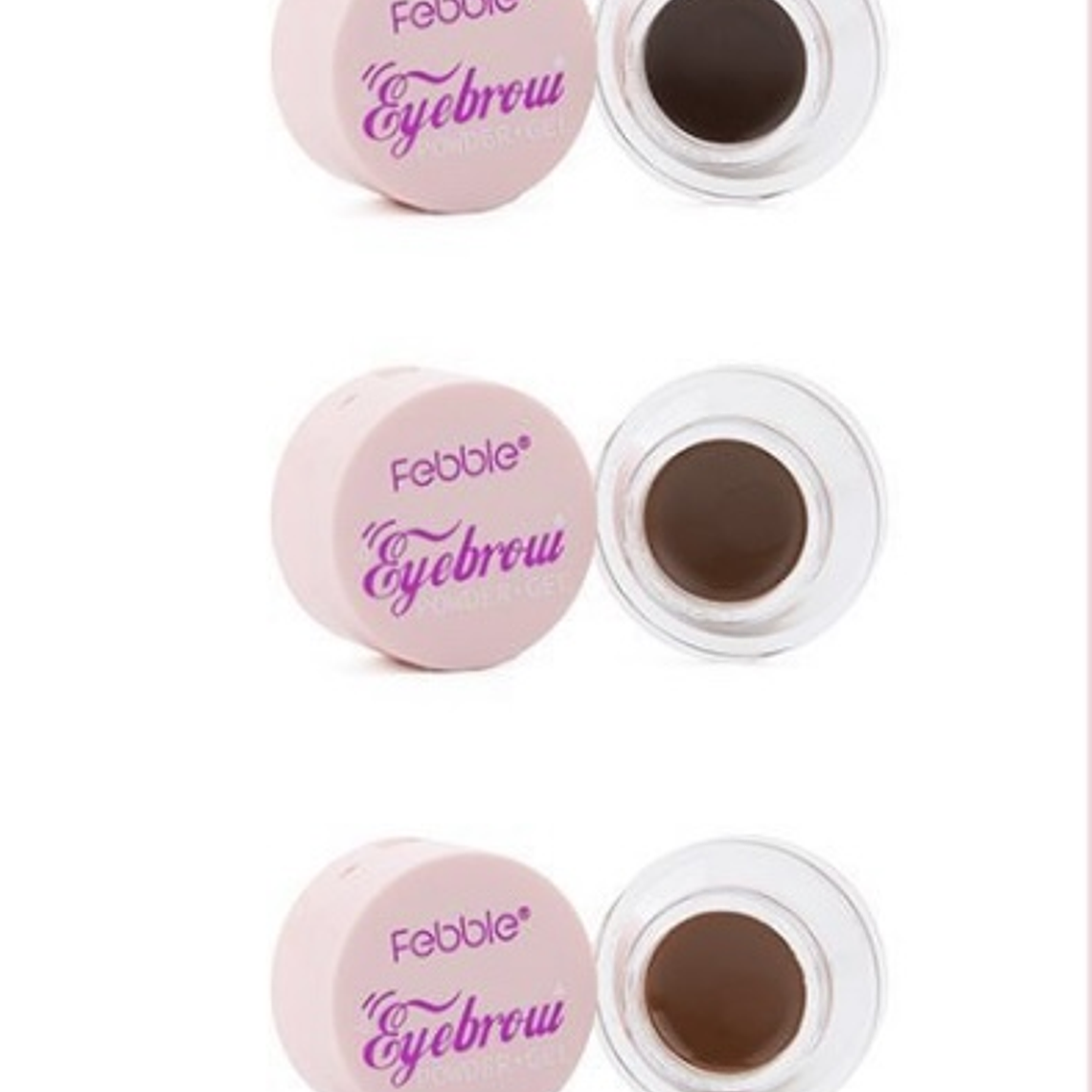 Set de Cejas Febble – Polvo y Gel + Brocha 2