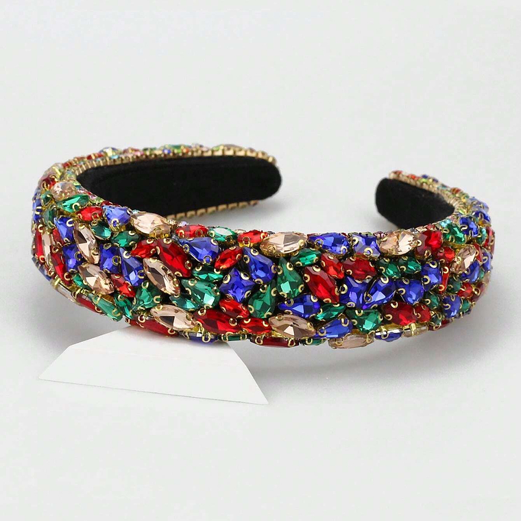 Cintillo Pedrería Multicolor Intensos 1