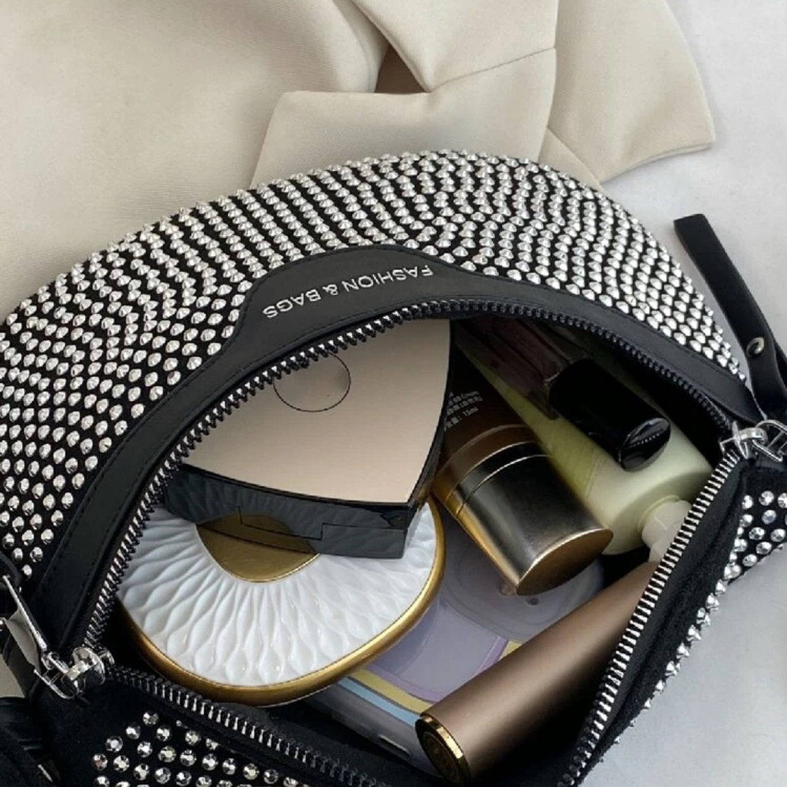 Riñonera Glam Brillos con Mini Monedero – Disponible en 4 Colores 5