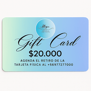 Gift Card Allegra $20.000