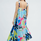 Vestido maxi estampado tropical - Miniatura 4