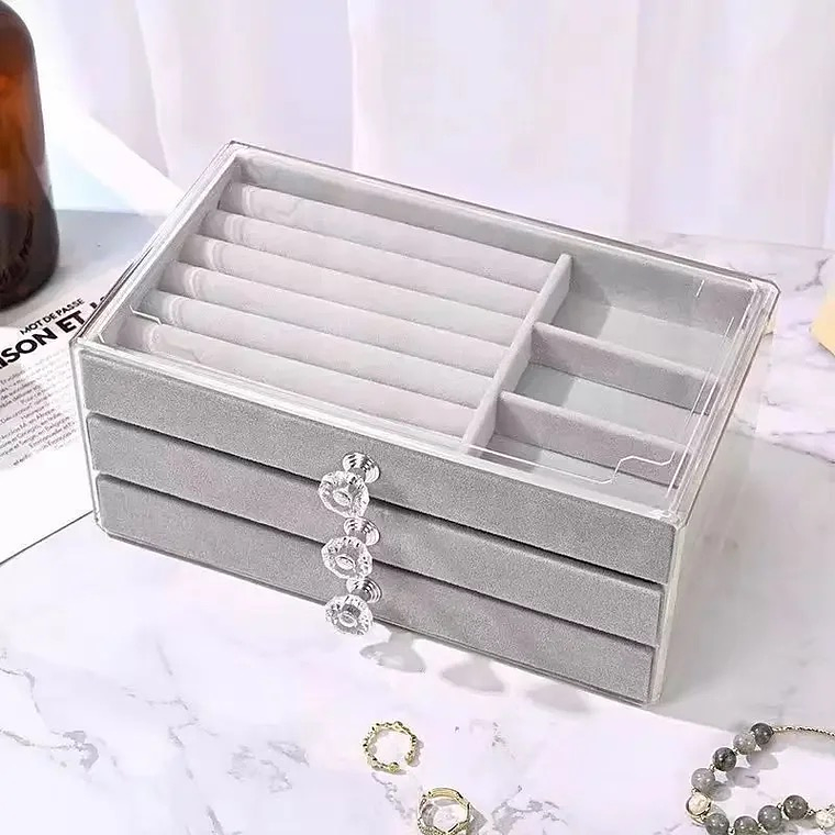 Caja Organizadora de Joyas – 3 Niveles 1