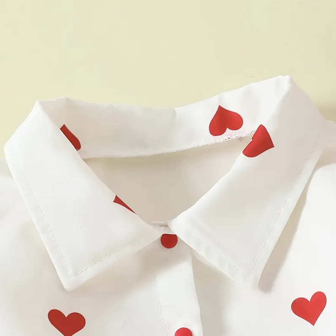 Blusa Blanca Corazones 2