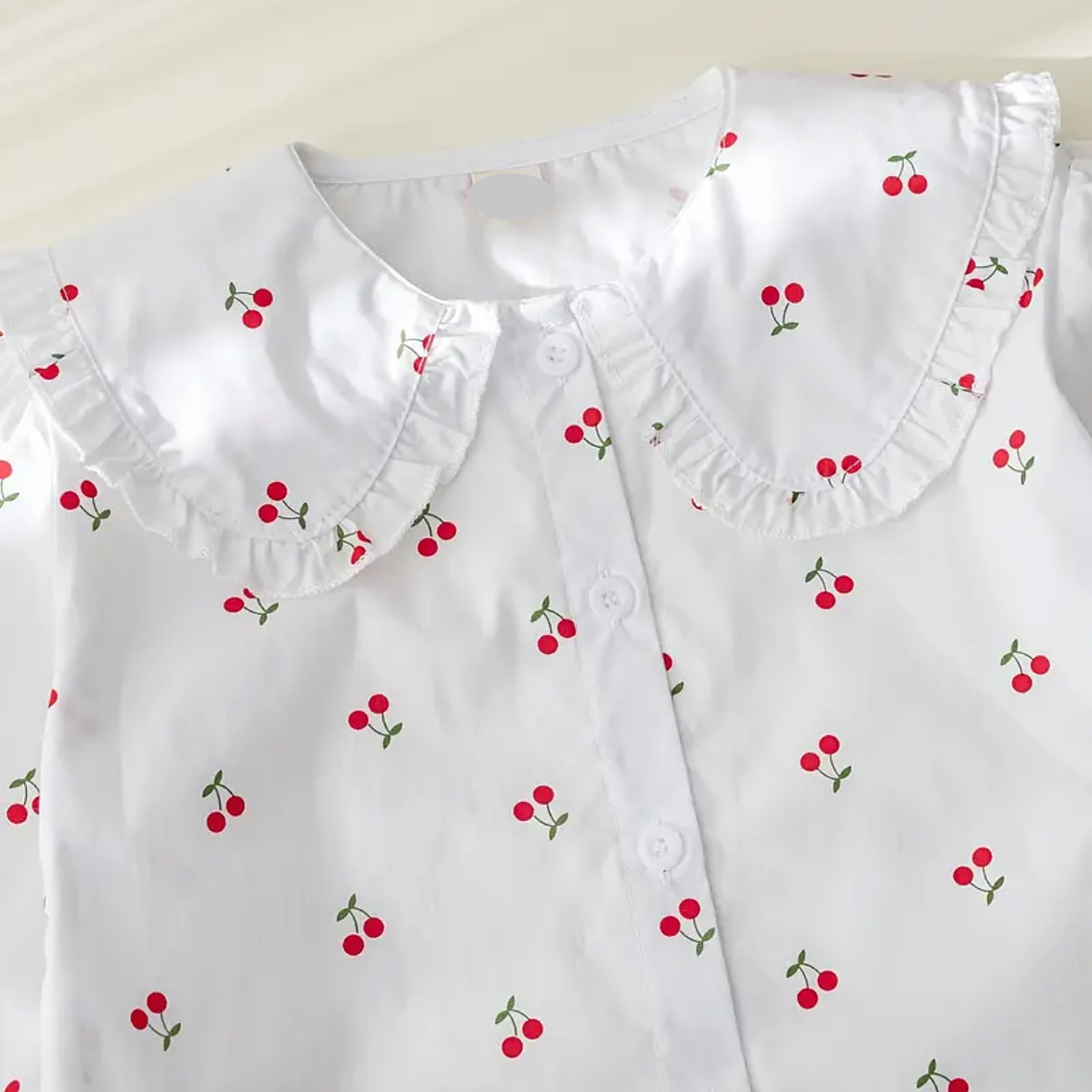 Blusa Blanca Cerezitas 2
