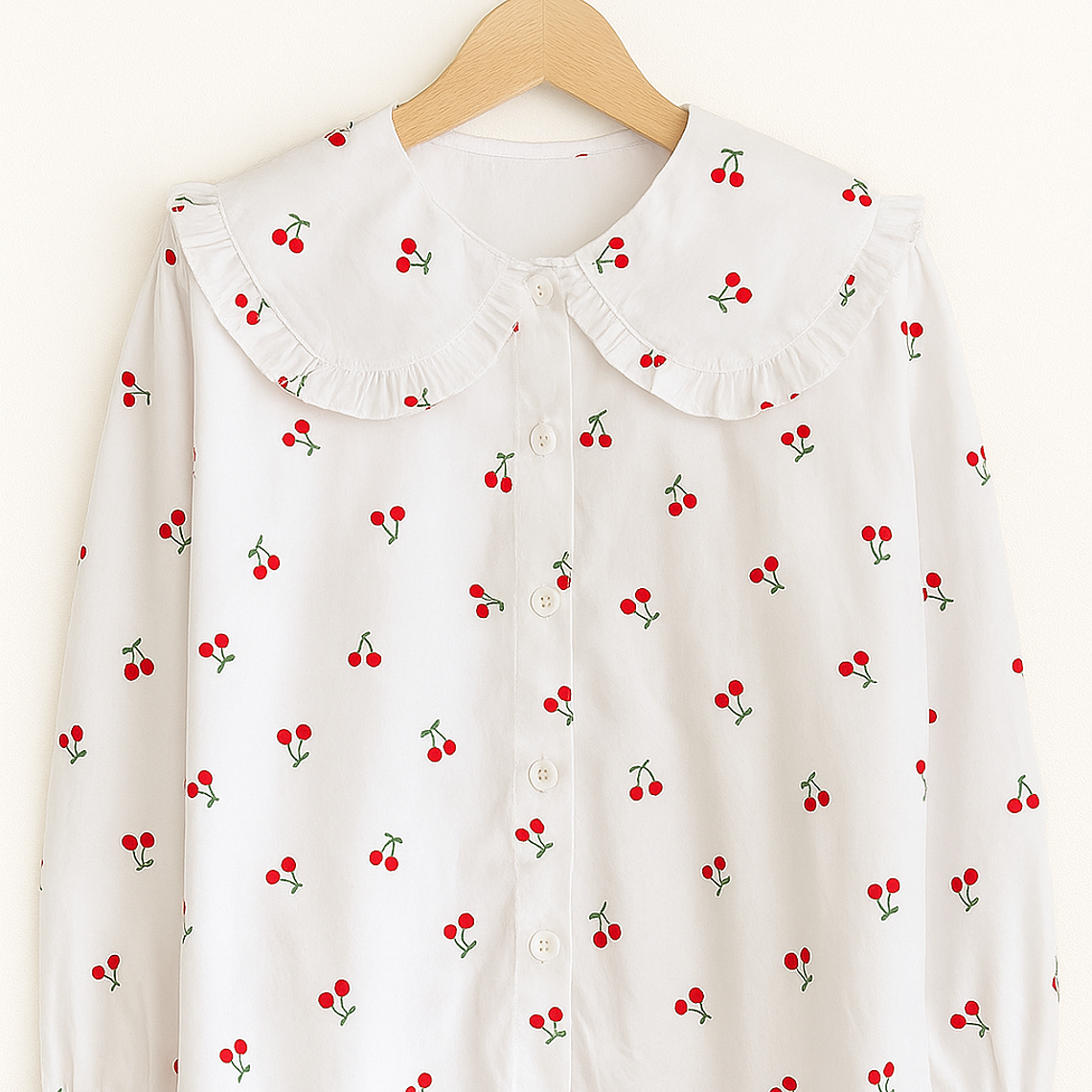 Blusa Blanca Cerezitas 1