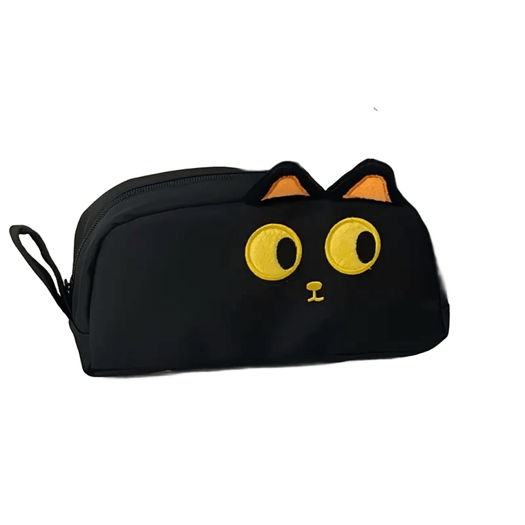 Estuche Escolar Gato Negro – Multifuncional 2