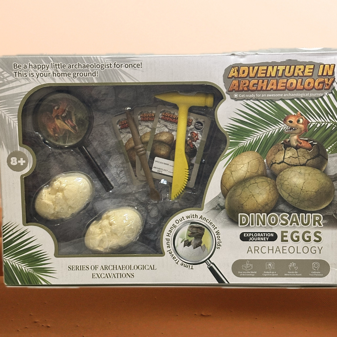 Kit Excavación Huevos de Dinosaurio – Descubre Fósiles Reales 1