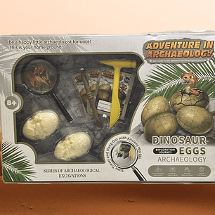 Kit Excavación Huevos de Dinosaurio – Descubre Fósiles Reales