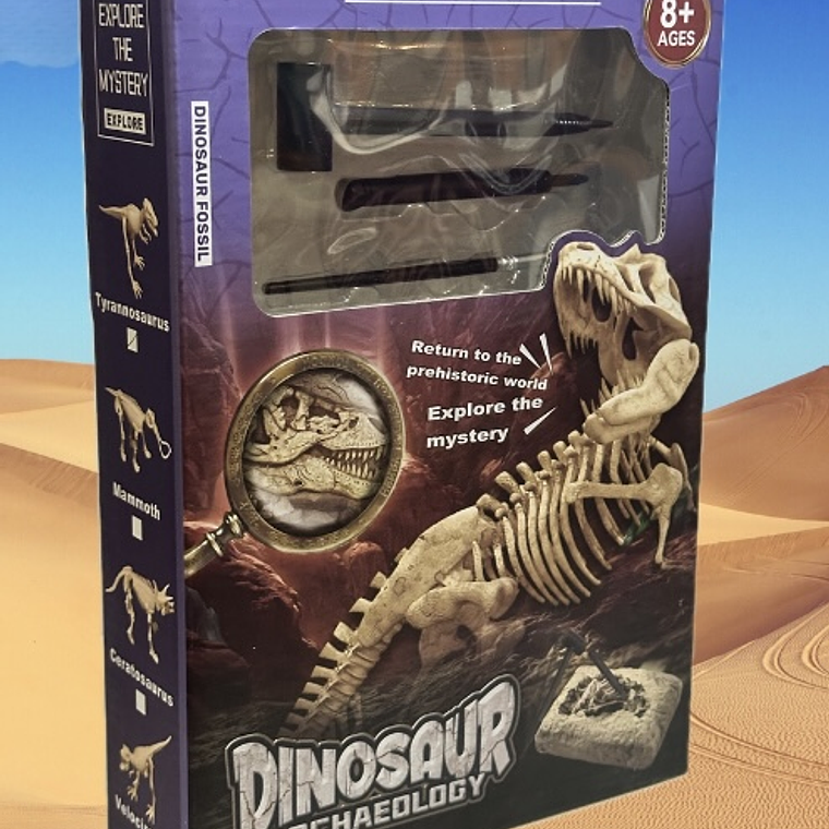 Dinosaurio Arqueológico – Excavación y Fósil Completo 3