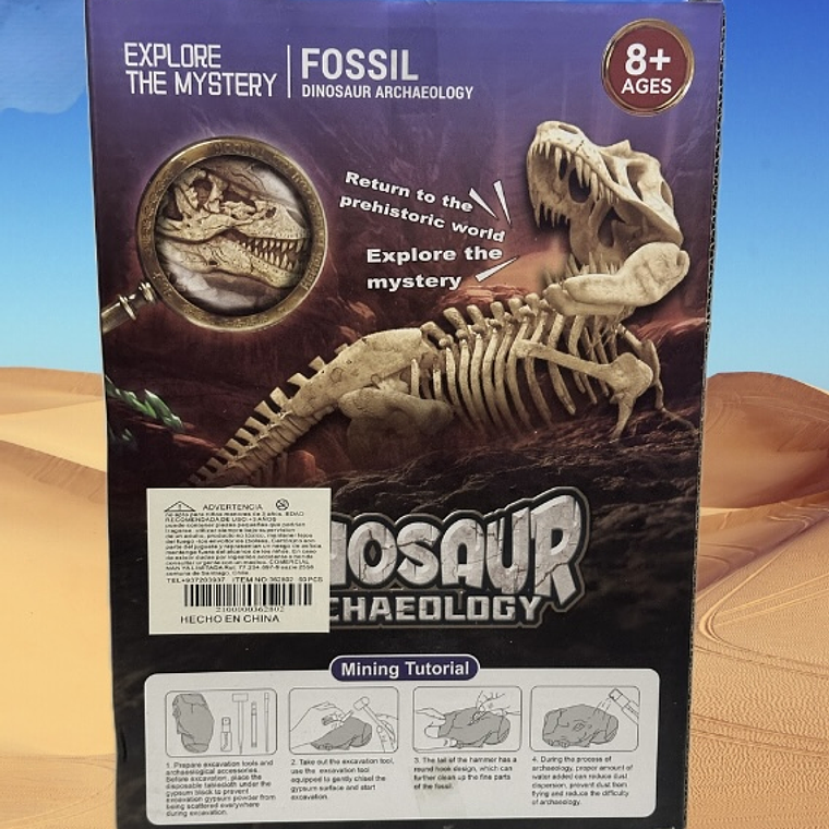 Dinosaurio Arqueológico – Excavación y Fósil Completo 2